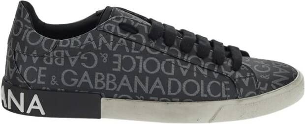 Dolce & Gabbana Vintage Logo Sneakers Gray Heren