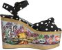 Dolce & Gabbana Vis Polka Dot Sleehak Sandalen - Thumbnail 1