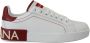 Dolce & Gabbana Wit Rood Logo Patch Dames Sneakers Schoenen White Dames - Thumbnail 1