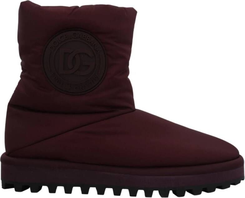 Dolce & Gabbana Winter Boots Rood Heren