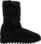 Dolce & Gabbana Zwarte Gewatteerde Mid Calf Winterlaarzen Zwart Dames - Thumbnail 1