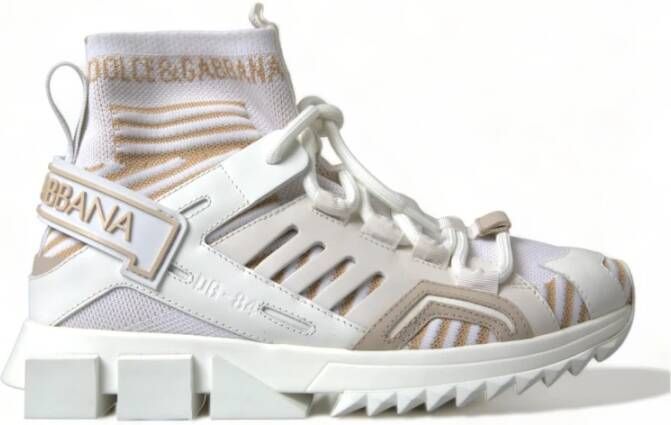 Dolce & Gabbana Luxe Slip-On Sorrento Sneakers White Dames