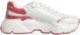 Dolce & Gabbana Wit Roze Daymaster Lage Top Sneakers - Thumbnail 1