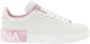 Dolce & Gabbana Portofino Sneaker van kalfsnappaleer White Dames - Thumbnail 1