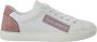 Dolce & Gabbana Witte Roze Leren Lage Sneakers Multicolor Heren - Thumbnail 2