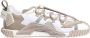 Dolce & Gabbana Witte Beige NS1 Sneakers Schoenen - Thumbnail 1