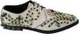 Dolce & Gabbana Witte Suède Kristallen Jurk Broque Schoenen Beige Dames - Thumbnail 23