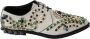 Dolce & Gabbana Witte Suède Kristallen Jurk Broque Schoenen Beige Dames - Thumbnail 9