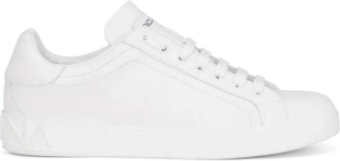 Dolce & Gabbana Witte lage sneakers verhogen stijl
