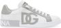 Dolce & Gabbana Witte lage top sneakers met DG-patch White Heren - Thumbnail 1
