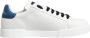 Dolce & Gabbana Witte Leren DG Logo Lage Sneakers - Thumbnail 1