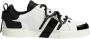 Dolce & Gabbana Witte Leren Logo Portofino Sneakers Schoenen - Thumbnail 1
