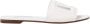 Dolce & Gabbana Witte leren slippers - Thumbnail 1