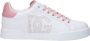 Dolce&Gabbana Low-Top Sneakers Dames Portofino Sneaker Wit Roze in wit - Thumbnail 1