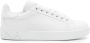Dolce & Gabbana Witte Leren Sneakers met Ingegraveerd Logo White Dames - Thumbnail 24