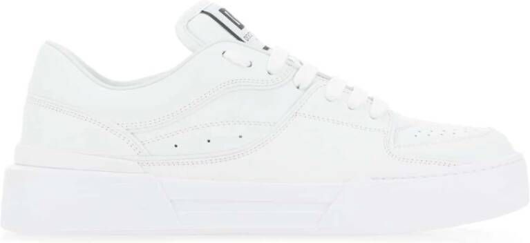Dolce & Gabbana Nieuwe Roma Sneakers met Geperforeerde Details White Heren
