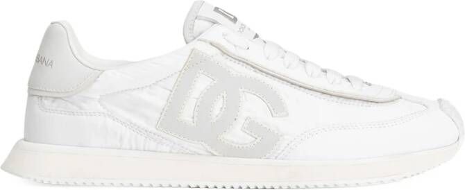 Dolce & Gabbana Witte Logo Patch Sneaker