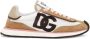Dolce & Gabbana Witte Logo Sneaker Cacao Stijl Multicolor Dames - Thumbnail 1