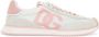 Dolce & Gabbana Witte Roze Logo Sneakers Multicolor Dames - Thumbnail 1