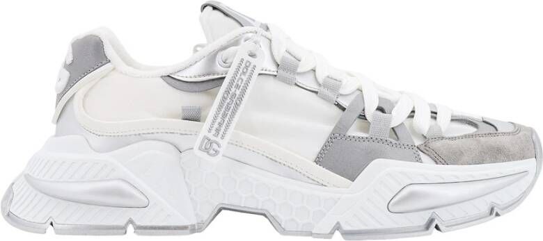 Dolce & Gabbana Witte Sneakers met Maxi Rubberen Zool White Heren