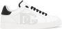 Dolce & Gabbana Witte Leren Sneakers met Geperforeerd Logo White Heren - Thumbnail 19