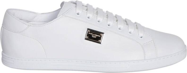 Dolce & Gabbana Witte Sneakers voor Modebewuste Mannen White Heren