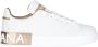 Dolce & Gabbana Portofino Sneakers Dolce Gabbana Gold Dust Leather Beige Dames - Thumbnail 1