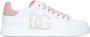 Dolce&Gabbana Low-Top Sneakers Dames Portofino Sneaker Wit Roze in wit - Thumbnail 13