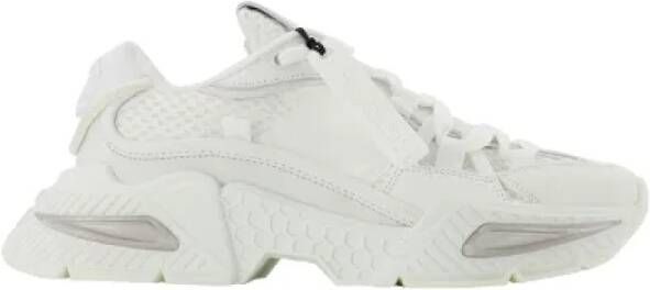 Dolce & Gabbana Witte stoffen sneakers White Heren