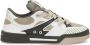 Dolce & Gabbana Witte Topo New Roma Suede Sneaker Multicolor Heren - Thumbnail 1