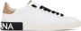 Dolce & Gabbana Witte Zwarte en Goudkleurige Portofino Lage Sneakers White Dames - Thumbnail 1