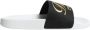Dolce & Gabbana Witte Zwarte Leren Sandalen Strandkleding Schoenen - Thumbnail 1
