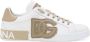Dolce & Gabbana Witte Beige Panel Sneakers White Heren - Thumbnail 1