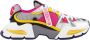 Dolce & Gabbana Womens Air Master Sneaker Roze Geel Multicolor Dames - Thumbnail 3