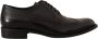 Dolce & Gabbana Leren Derbies Vetersluiting Geperforeerd Detail Black Heren - Thumbnail 2