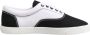 Dolce & Gabbana Zwart & Wit Canvas Sneakers - Thumbnail 1