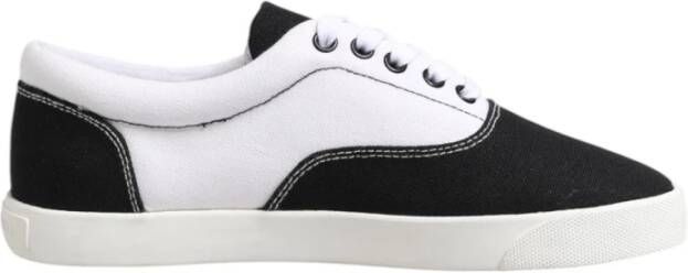 Dolce & Gabbana Canvas Veterschoenen met Lage Top