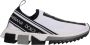 Dolce & Gabbana Zwart Wit Slip On Sorrento Sneakers - Thumbnail 1