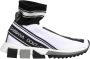 Dolce & Gabbana Zwart Wit Sorrento Sokken Sneakers Schoenen - Thumbnail 1