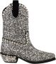 Dolce & Gabbana Zwarte Cowgirl Styled Laarzen met Logo Details Black Dames - Thumbnail 1