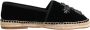 Dolce & Gabbana Zwarte Crystal Slip On Espadrilles - Thumbnail 1