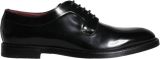 Dolce & Gabbana men's classic leather lace up laced formal shoes derby - Zwart