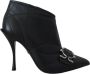 Dolce & Gabbana Zwarte Devotion Gewatteerde Gespte Enkellaarzen Schoenen Black Dames - Thumbnail 12