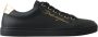 Dolce & Gabbana Klassieke Zwarte Gouden Leren Sneakers Schoenen Black Dames - Thumbnail 1
