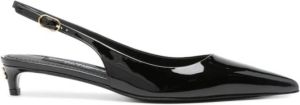 Dolce & Gabbana Zwarte Halfhoge Schoenen Zwart Dames