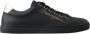 Dolce & Gabbana Klassieke Zwarte Gouden Leren Sneakers Schoenen Black Dames - Thumbnail 9