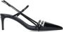 Dolce & Gabbana Zwarte Hak Slingback Stiletto Sandalen Black Dames - Thumbnail 2