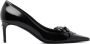 Dolce & Gabbana Zwarte leren pumps met gouden logo Black Dames - Thumbnail 7