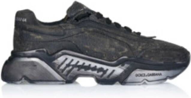 Dolce & Gabbana Zwarte Heren Sneaker Comfortabele Pasvorm