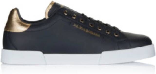 Dolce & Gabbana Zwarte herensneaker comfortabel en stijlvol